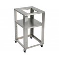 Cardinal Scale CardinalScales CART2824 28 x 24 in. Rolling Stainless Steel Cart with Adjustable Height CART2824